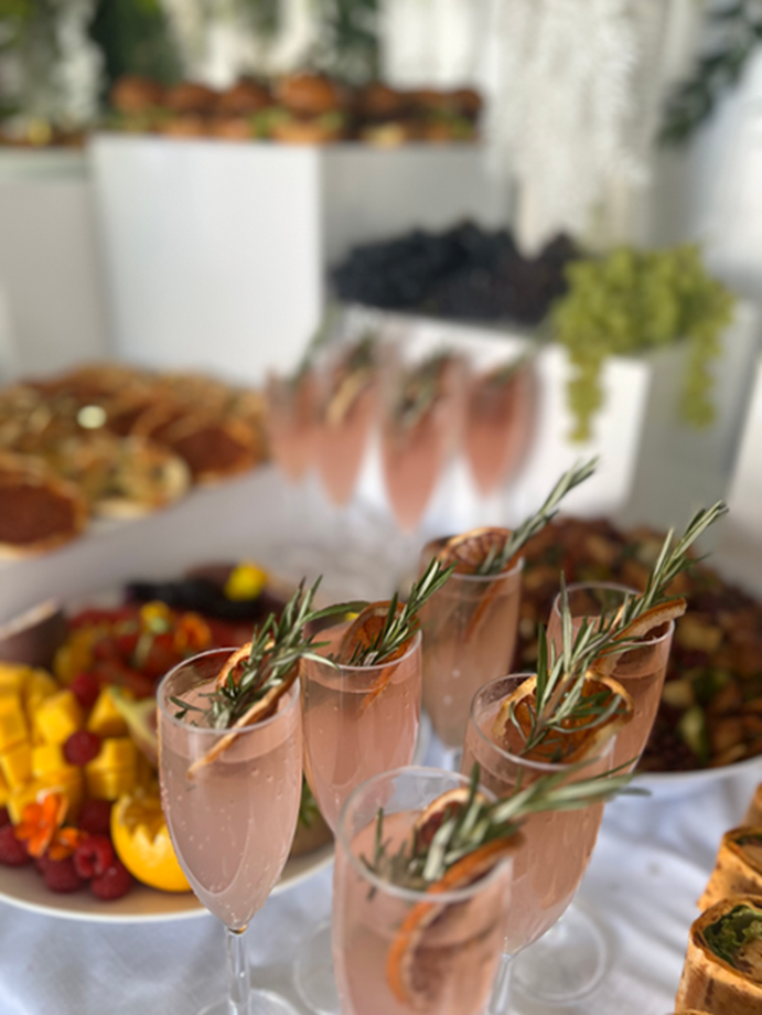 Full grazing table styled for guests